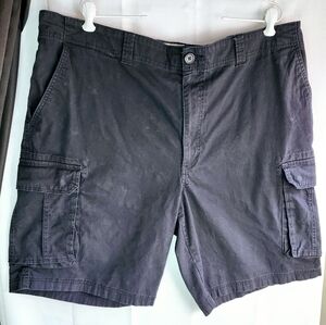 Black True Nation Cargo Shorts Men's Sz 44 XL Pockets Summer Unisex